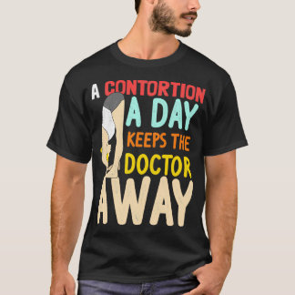 Camiseta Dose diária de presente de contorção para os conto