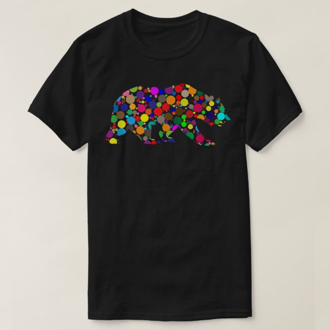 Camiseta Dot Day Bear  (Frente do Design)