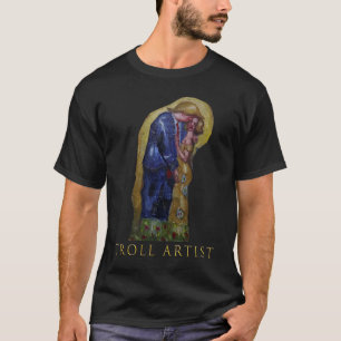 Camiseta Dot Do Artista troll Com A Captura
