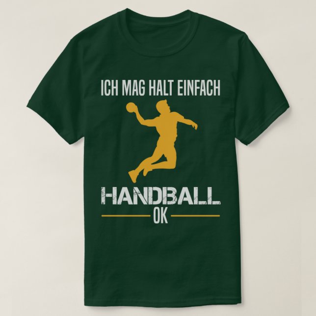 Camiseta Dotação do jogador de handebol desportivo de hande (Frente do Design)