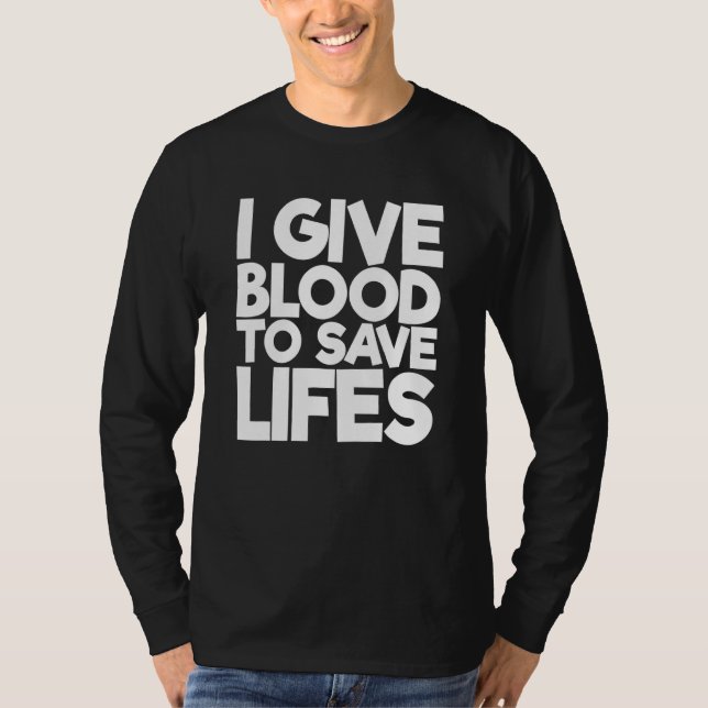Camiseta Dou Sangue Para Salvar A Vida 1 (Frente)