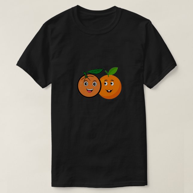 Camiseta Double Trouble Oranges  (Frente do Design)