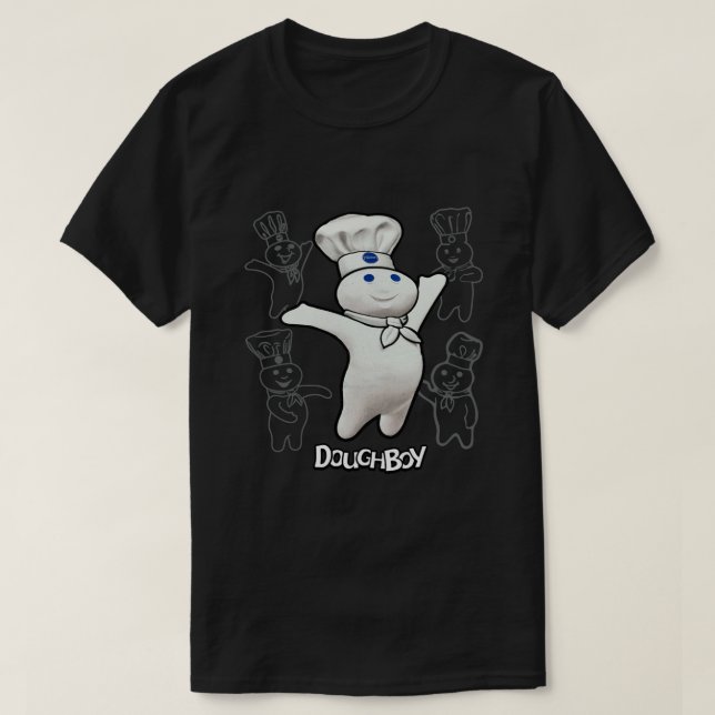 Camiseta Doughboy Mascot Cute Emotions Clássico T-Shirt.png (Frente do Design)