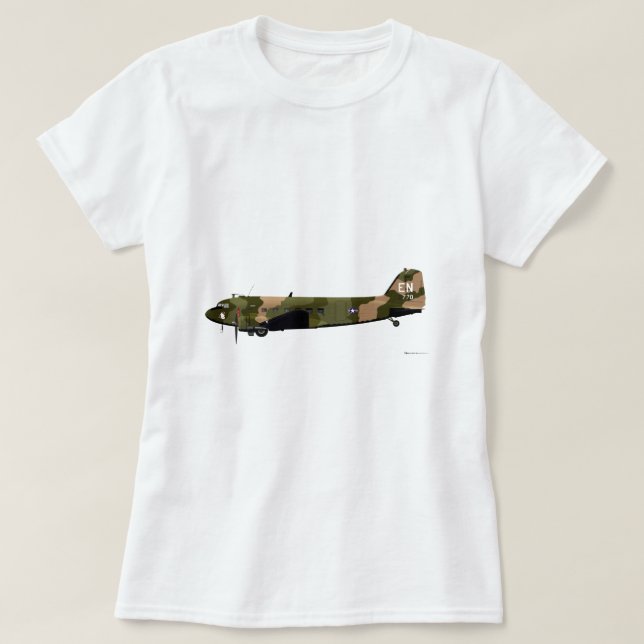 Camiseta Douglas AC-47 assustador (Frente do Design)