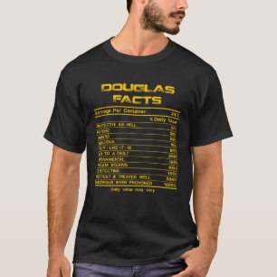 Camiseta DOUGLAS fatos servindo nutrientes valor diário pai