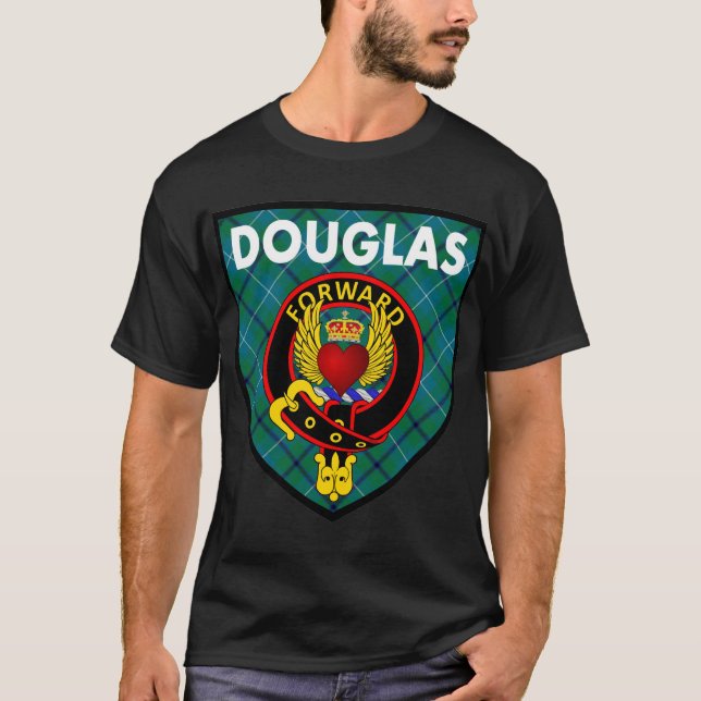 Camiseta Douglas Forward crest em Antigos Douglas T-Shirt (Frente)
