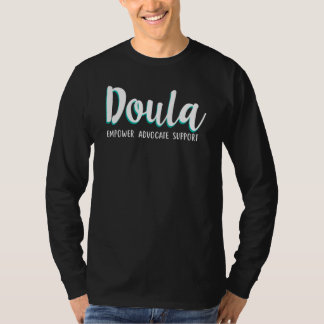Camiseta Doula Empower Advocate - Suporte a treinador de mã