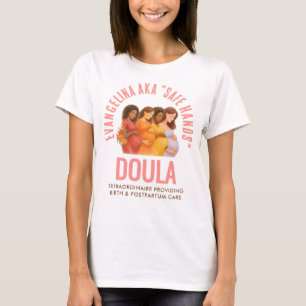 Camiseta Doula Personalizada Roupa Pós-Parto Personalizada