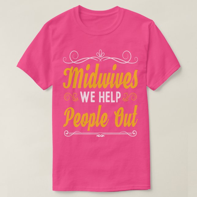 Camiseta Doula Pregnancy Support Midwifery Funny Midwifery (Frente do Design)