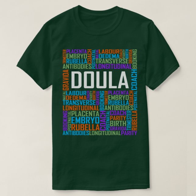 Camiseta Doula Words (Frente do Design)