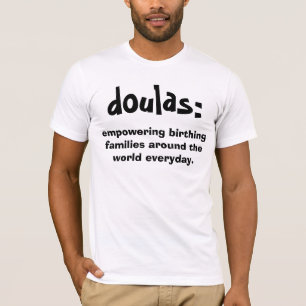 Camiseta doulas: , autorizando famílias do parto em torno