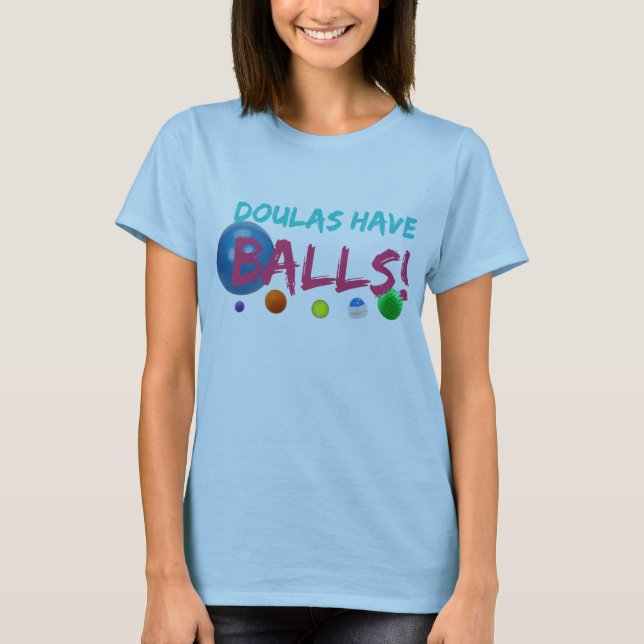 Camiseta Doulas tem o T das bolas (Frente)