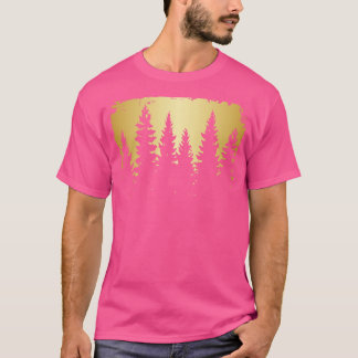 Camiseta Dourada cena natural