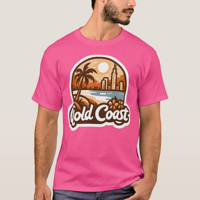 Camiseta Dourada Costa Austrália (Frente)