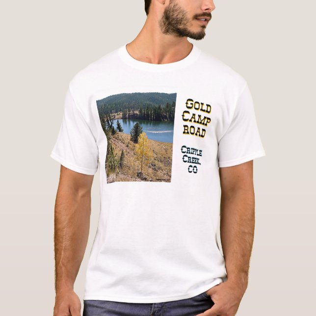 Camiseta Dourada estrada Camp (Frente)