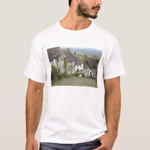 Camiseta Dourada Hill, Shaftesbury, Dorset, Inglaterra, Uni
