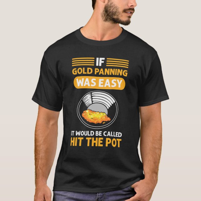 Camiseta Dourada Panning. Para Menores Dourados E Prospecto (Frente)