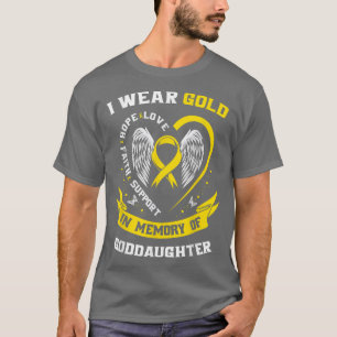 Camiseta Dourada para a infância, Cancer de conscientização