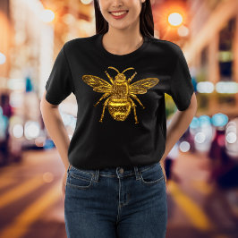 Camiseta Dourada Rainha Bee