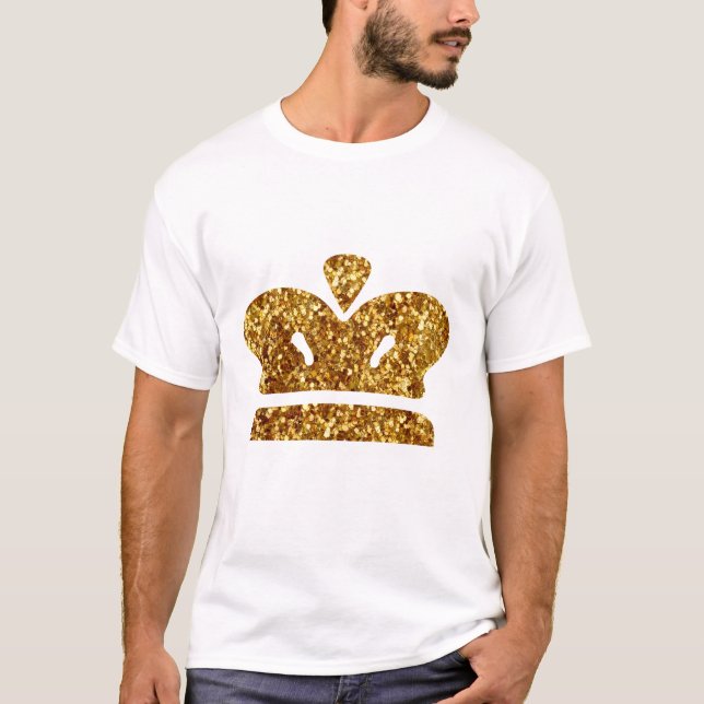Camiseta Douradas sequências da Coroa Rei (Frente)