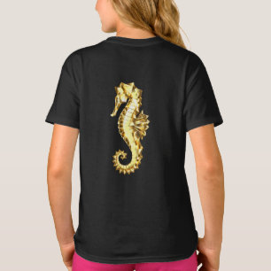 Camiseta Dourado Cavalo de Mar Poligonal