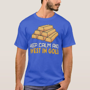 Camiseta Dourado Comerciante Forex Trader XAUUSD Invest no
