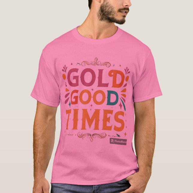 Camiseta Dourado e bom tempo (Frente)