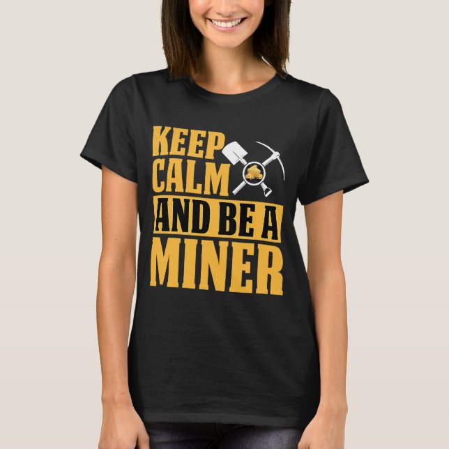 Camiseta Dourado espectador Dourado Miner Digger Treasure H (Frente)