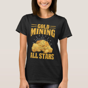Camiseta Dourado espectador Dourado Miner Digger Treasure H