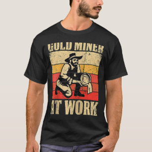 Camiseta Dourado espectador Dourado Miner Digger Treasure H