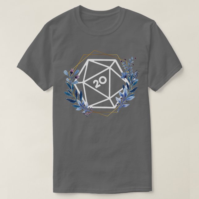 Camiseta Dourado floral D20 (Frente do Design)