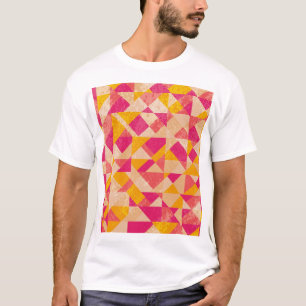 Camiseta Dourado fundo neon, efeitos colorido de luz.
