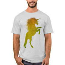 Dourado Grunge Unicorn