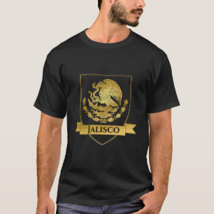 Camiseta Dourado Jalisco Mexico Crest