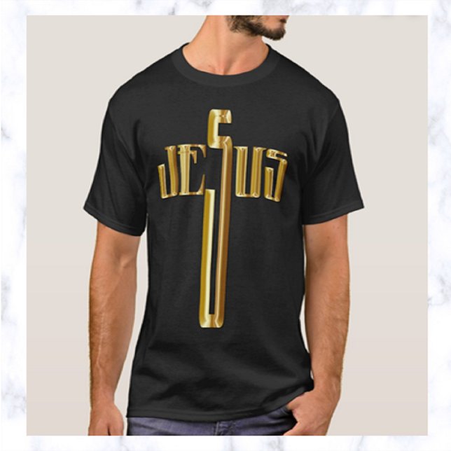 Camiseta Dourado Jesus (Criador carregado)
