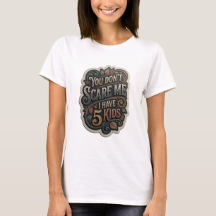 Camiseta Dourado Marcante VOCÊ NÃO ME ESCANTEIO EU TENHO 5