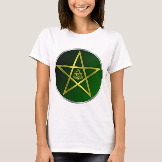 Camiseta Dourado pentáculo (Frente)