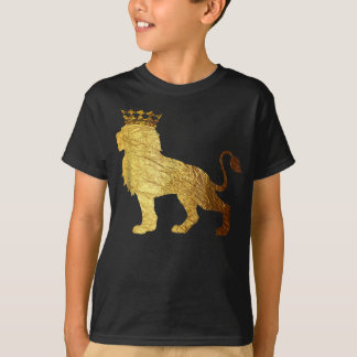 Camiseta Dourado Rei Leão | Animais selvagens