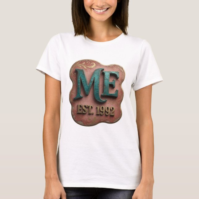 Camiseta Dourado Sharp ME EST 1992 Design Moderno (Frente)