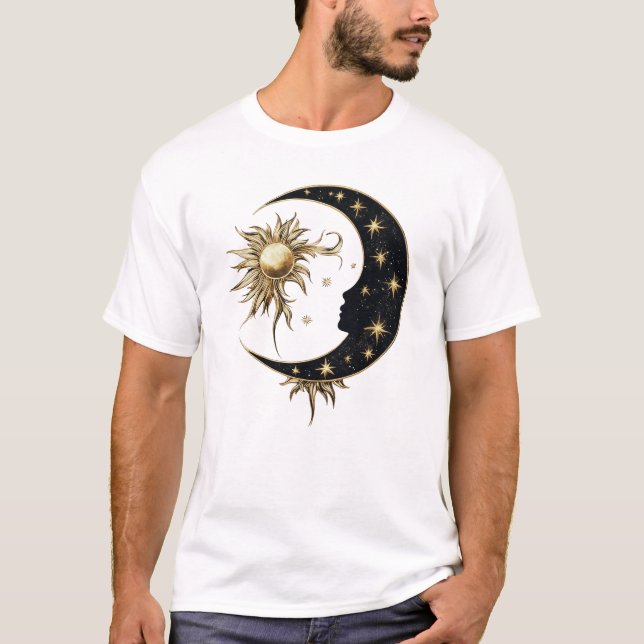 Camiseta Dourado Sun e Moon T-Shirt (Frente)