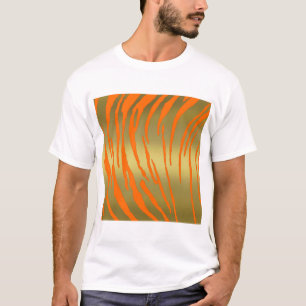 Camiseta Dourado Tigre Laranja