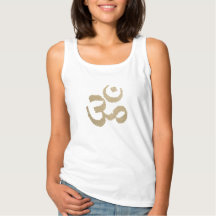 Dourado Yoga Om Sinal