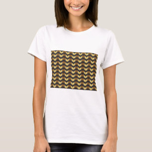 Camiseta dourados por chevron