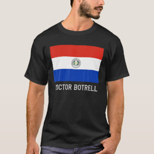Camiseta Doutor Botrell Paraguai Flag Emblem Bandera