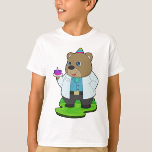 Camiseta Doutor de Aniversário de Urso