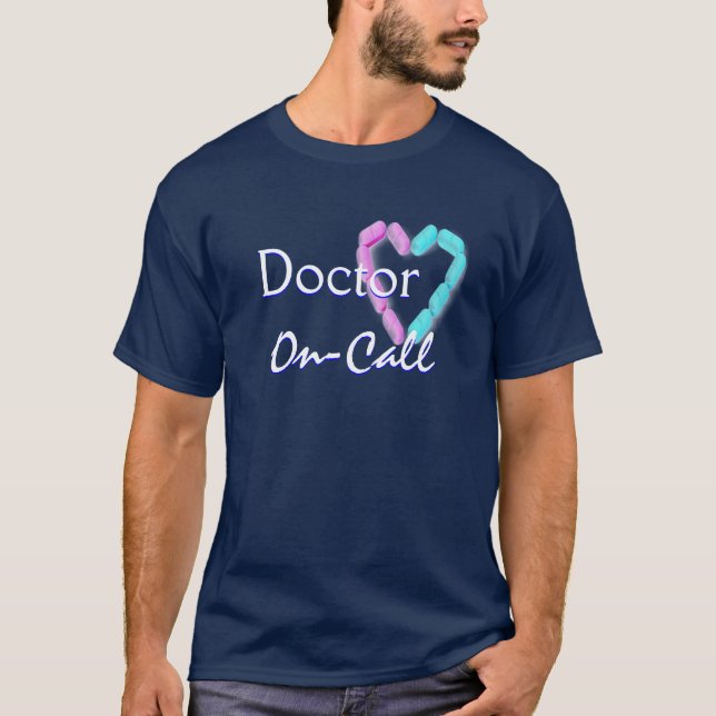 Camiseta Doutor Em Chamada Em Marinho Azul (Frente)