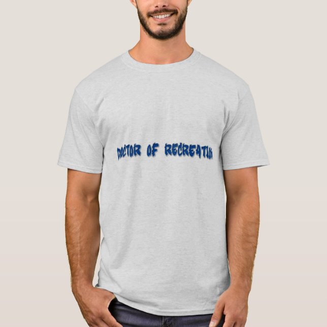 Camiseta Doutor em T-Shirt de Recreação (Frente)