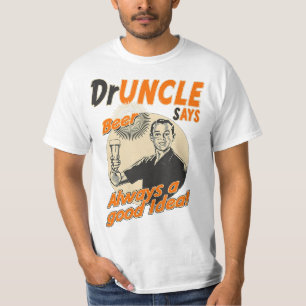 Camiseta Doutor Engraçado Tio o Bêbado T-Shirt Bêbado