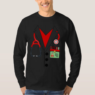 Camiseta Doutor Escola de Medicina de Halloween Estudantes