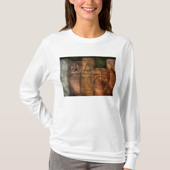 Camiseta Doutor - Extratos Composto & Sarsaparilla (Frente)